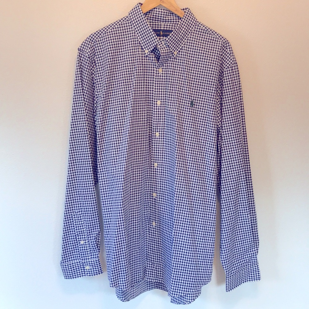 Never been worn Gingham Polo Ralph Lauren shirt
